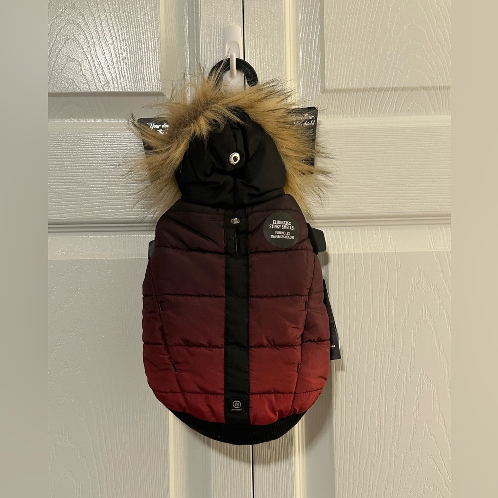 NWT - Red and Black Dog Coat
